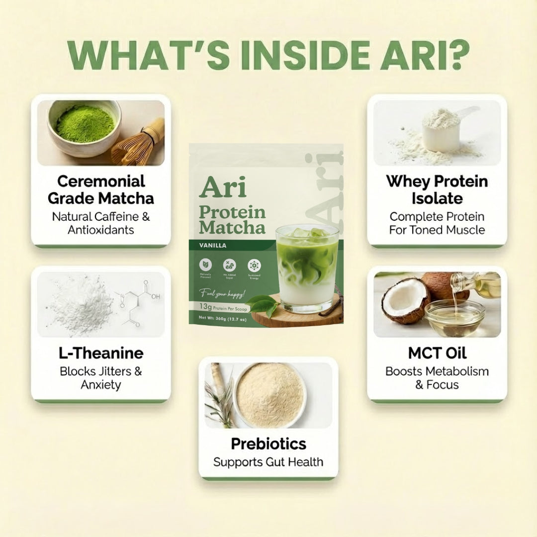 Ari Protein Matcha